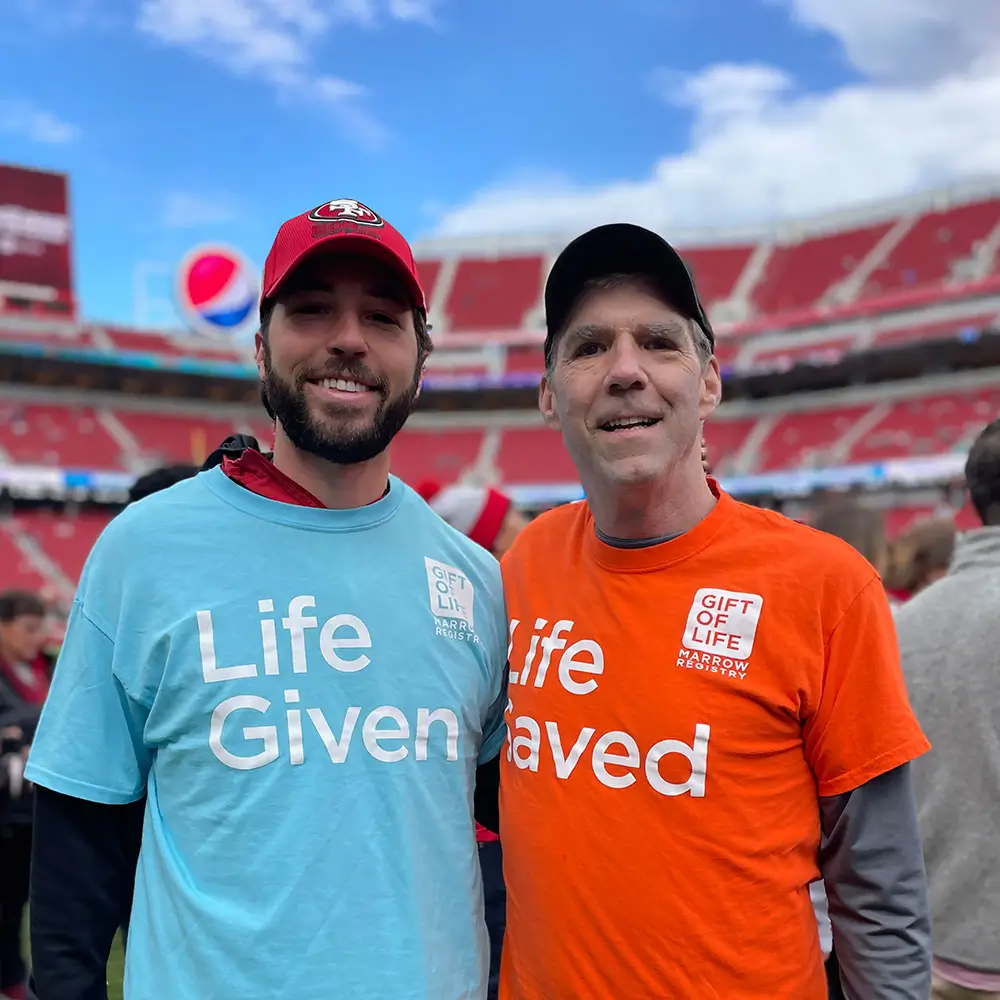 Deuce Schwartz and Tony Hartman at Levi Stadium